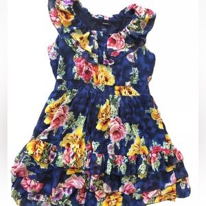 Denim 24/7 ruffled layered floral dress. Size 16 W